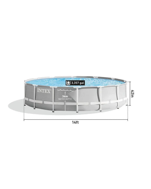 Prism Frame™ 14′ x 42″ Above Ground Pool Set
