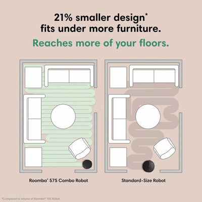 Roomba® Plus 575 Combo Robot + AutoWash™ Dock